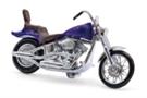 Busch H0 US Motorrad, blau