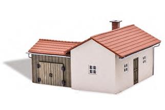 Busch H0 Werkstatt mit Schuppen