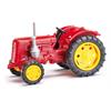 Busch/Mehlhose H0 Famulus Traktor, rot mit gelben Felgen