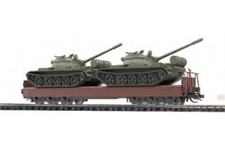Busch TT DR Flachwagen Samm 4818, T-55A, Ep. IV