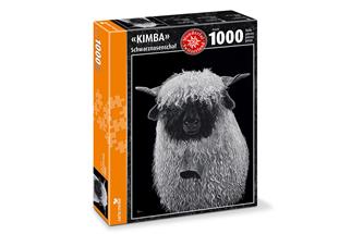 Carta.Media Puzzle, KIMBA Schwarznasenschaf Kunstmalerei, 1000 tlg.