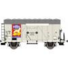 Dekas H0 SJ Kühlwagen Hs, Fyffes, Ep. III