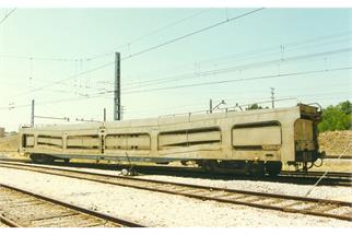 Electrotren H0 RENFE Autotransportwagen DDMA, weiss, Ep. V