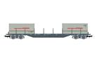 Electrotren H0 RENFE Containertragwagen mit 2 20'-Containern, Ep. IV