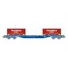 Electrotren H0 RENFE Containerwagen MMC3, 2x20'-Coil-Container Tramesa, Ep. VI