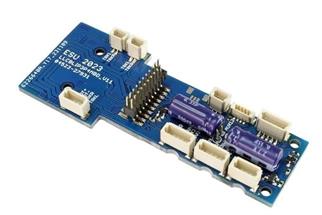 ESU H0 Adapterplatine für BLI Dampfloks mit Paragon 3/4 Decoder, 21MTC NEM 660