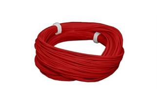 ESU hochflexibles Kabel, 0.5 mm, AWG36, 10 Meter, rot