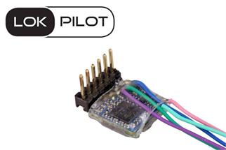 ESU LokPilot 5 micro DCC/MM/SX, 6-polig NEM 651, Direktstecker, gewinkelt