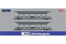 Exact-Train H0 (DC) BLS Autoverladezug-Ergänzungsset 3 AP41, eckige Dächer, Ep. V, 2-tlg.