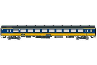 Exact-Train H0 NS Reisezugwagen ICRm A, 1. Klasse, gelb/blau, Ep. V