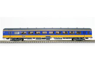 Exact-Train H0 NS Reisezugwagen ICRm B, 2. Klasse, gelb/blau, Ep. V