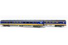 Exact-Train H0 NS Reisezugwagen-Set ICRm Apmz10/Bpmz10, gelb/blau, Ep. VI, 2-tlg.