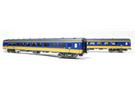 Exact-Train H0 NS Reisezugwagen-Set ICRm Bpmz10/Apmz10, gelb/blau, Ep. VI, 2-tlg.