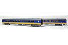 Exact-Train H0 NS/SNCB Reisezugwagen-Set ICRm Bpmz10/Apmz10, gelb/blau, Ep. VI