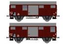 Exact-Train H0 SBB gedecktes Güterwagen-Set Gs K4, Historic, Ep. III/VI, 2-tlg.
