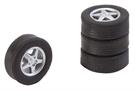Faller H0 Car System 4 Reifen und Felgen für PKW