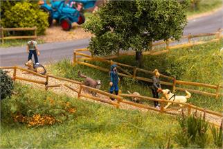 Faller H0 Spaziergänger mit Hunden