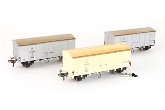 Fleischmann H0 Lot Spitzdachwagen, 3-tlg. *OCCASION*