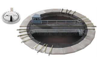 Fleischmann H0 Modell-Drehscheibe mit elektrischem Antrieb