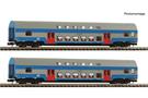 Fleischmann N CD 2-tlg. Set: Doppelstockwagen