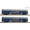 Fleischmann N CSD Doppelstockwagen-Set Bap, Ep. IV, 2-tlg.