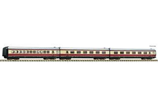 Fleischmann N DB Ergänzungswagen-Set BR 601 Alpen-See-Express, Ep. IV, 3-tlg.