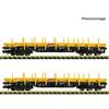 Fleischmann N (DC) DB AG 2-tlg. Set: Rungenwagen, DB AG