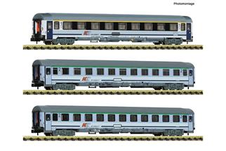 Fleischmann N (DC) PKP 3-tlg. Set: Eurofima-Wagen, PKP