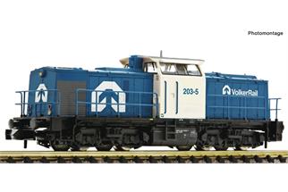 Fleischmann N (DC) Volkerrail Diesellokomotive 203-5, VolkerRail