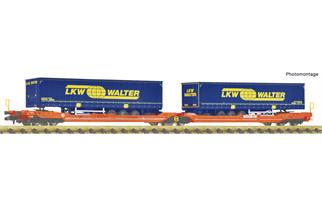 Fleischmann N (DC) Wascosa Doppeltaschen-Gelenkwagen T3000e, Wascosa