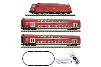 Fleischmann N (Digital) DB AG Startset BR 245 mit Personenzug
