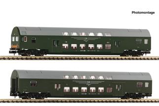 Fleischmann N DR Doppelstockwagen-Set 1, Ep. IV, 2-tlg.