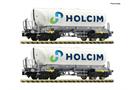 Fleischmann N Holcim Silowagen-Set Uacns, neues Logo, Ep. VI, 2-tlg.