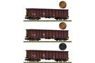 Fleischmann N ÖBB Hochbordwagen-Set Eanos, Ep. VI, 3-tlg.