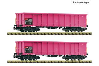 Fleischmann N SBB 2-tlg. Set: Offene Güterwagen