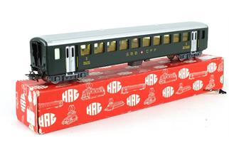 HAG 400 H0 (AC) SBB Personenwagen 2. Klasse, grün (OCC)