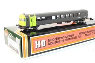 HAG SPS 58008 H0 (AC Digital) BLS Autozug-Steuerwagen EW I BDt 946, umbraugrau/grün