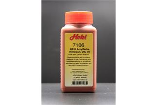 Heki Acrylfarbe Rotbraun, 200 ml