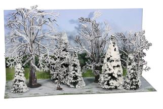 Heki H0 Winterwald 7-14 cm (Inhalt: 10 Stk.)