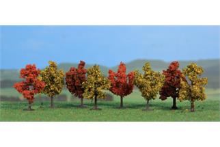 Heki N/Z Laubbäume herbstlich 4 cm (Inhalt: 8 Stk.)
