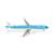 Herpa 1:200 KLM Airbus A321neo, PH-AXE Landkaartje / Map Butterfly