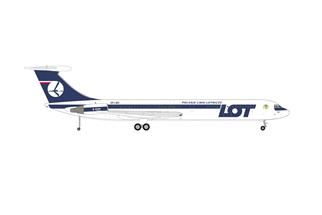 Herpa 1:200 LOT Polish Airlines Ilyushin IL-62M, SP-LBD Wladyslaw Sikorski