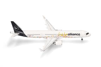 Herpa 1:200 Lufthansa Airbus A321neo, Help Alliance, D-AIEP