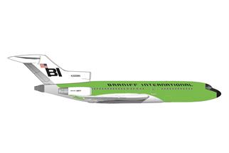 Herpa 1:500 Braniff International Boeing 727-100, solid lime green, N300BN