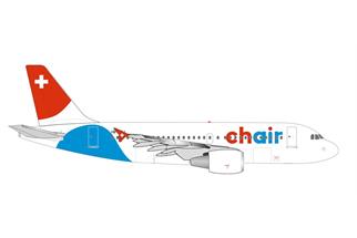 Herpa 1:500 Chair Airlines Airbus A319, HB-JOJ