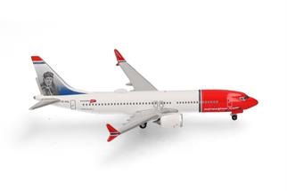 Herpa 1:500 Norwegian Air Shuttle Boeing 737 Max 8, SE-RTA Charles Lindbergh