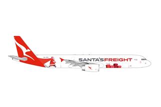 Herpa 1:500 Qantas Freight Airbus A321P2F, Santa's Freight, VH-XF4