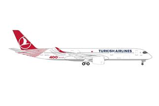 Herpa 1:500 Turkish Airlines Airbus A350-900, 400th Aircraft, TC-LGH Tek Yürek