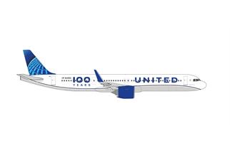 Herpa 1:500 United Airlines Airbus A321neo, 100 Years, N44550