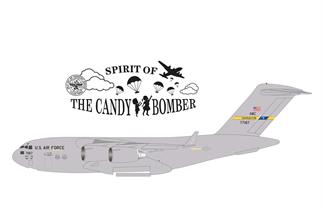 Herpa 1:500 USAF Boeing C-17A, 07-7187, 437th Airlift Wing - Spirit of the Candy Bomber